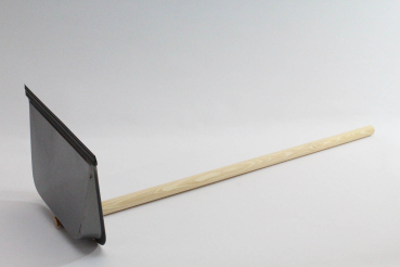 Preview: Kehrschaufel Metall lackiert mit Langstiel